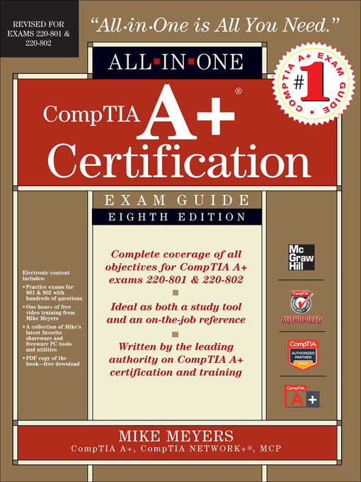 Title details for CompTIA A+ Certification All-in-One Exam Guide by Mike Meyers - Wait list